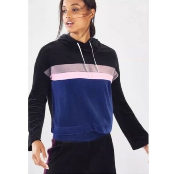 Fabletics Georgina Edith Velour 2-piece Sweater and Pants Set - Picture 1 of 14